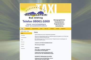 taxi-badaibling.de - Versicherungsmakler Bad Aibling