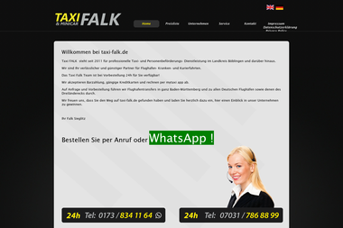 taxi-falk.de - Autoverleih Leonberg
