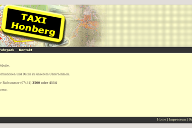 taxi-honberg.de - Umzugsunternehmen Tuttlingen
