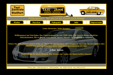 taxi-jahn.de - Kleintransporte Stassfurt