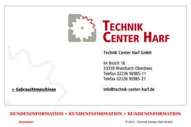 technik-center-harf.de - Landmaschinen Rheinbach