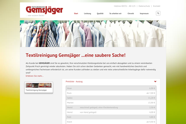 textilpflege.info - Chemische Reinigung Memmingen