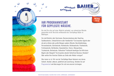 textilpflege-bauer.de - Chemische Reinigung Böblingen