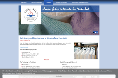 textilpflege-jaschke.de/filialen.html - Chemische Reinigung Wunstorf