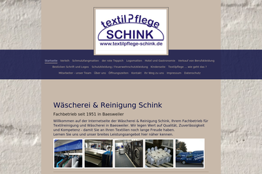textilpflege-schink.de - Chemische Reinigung Baesweiler
