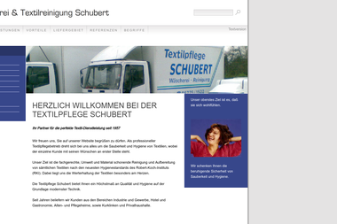 textilpflege-schubert.de - Chemische Reinigung Wunstorf