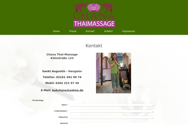 thai-massage-hangelar.de/kontakt - Masseur Sankt Augustin