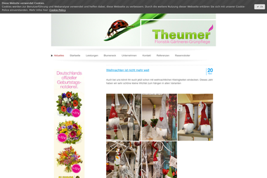 theumer-gruen.de - Blumengeschäft Glauchau