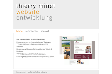 thierry-minet.de - Web Designer Sonthofen