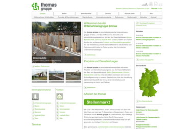 thomas-gruppe.de/unternehmensgruppe/standortkarte - Betonwerke Magdeburg