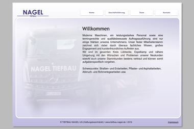 tiefbau-nagel.de - Straßenbauunternehmen Lübbecke