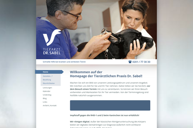 tierarzt-dr-sabel.de - Tiermedizin Essen
