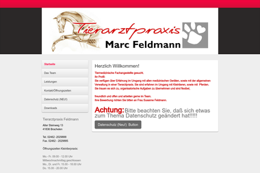 tierarztfeldmann.de - Tiermedizin Hückelhoven