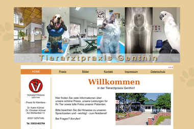 tierarzt-genthin.de - Tiermedizin Genthin