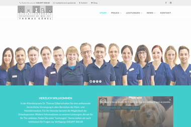 tierarzt-goebel.de - Tiermedizin Berlin