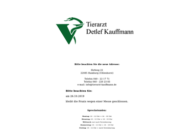 tierarzt-kauffmann.de - Tiermedizin Hamburg
