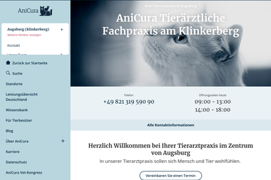 tierarzt-klinkerberg.de - Tiermedizin Augsburg
