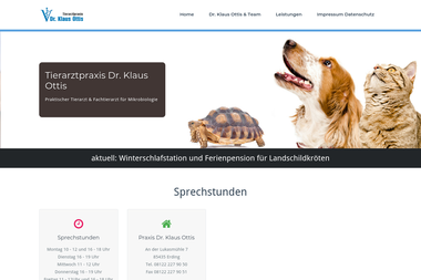 tierarzt-ottis.de - Tiermedizin Erding