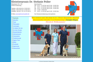 tierarzt-poller.de - Tiermedizin Freilassing