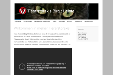 tierarztpraxis.b-heintel.de - Tiermedizin Kassel