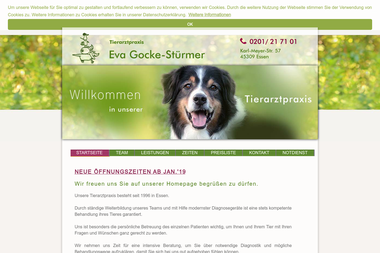 tierarztpraxis-eva-gocke-stuermer.de - Tiermedizin Essen