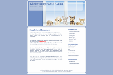 tierarztpraxis-gera.de - Tiermedizin Gera