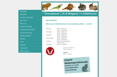tierarztpraxis-kassel.de - Tiermedizin Kassel