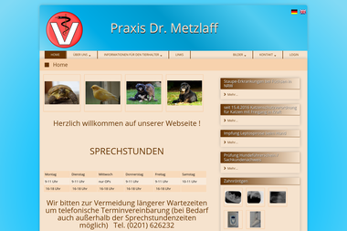 tierarztpraxis-metzlaff.de - Tiermedizin Essen