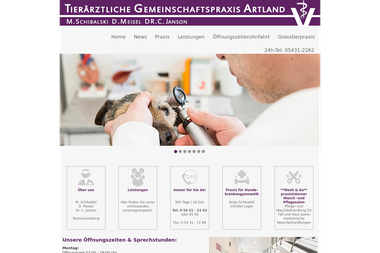 tierarztpraxis-quakenbrueck.de - Tiermedizin Quakenbrück