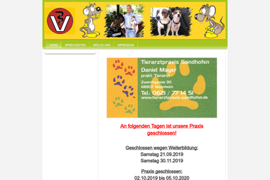 tierarztpraxis-sandhofen.de - Tiermedizin Mannheim