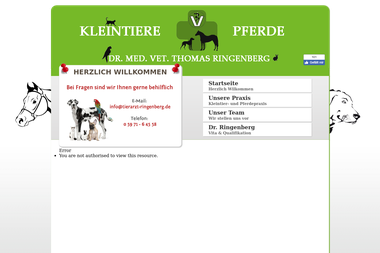 tierarzt-ringenberg.de - Tiermedizin Rheine