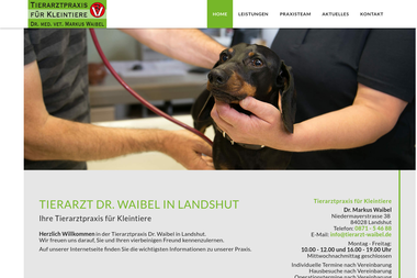 tierarzt-waibel.de - Tiermedizin Landshut