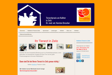 tierarzt-zeitz.com - Tiermedizin Zeitz