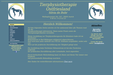 tierphysiotherapie-ostfriesland.de - Tiermedizin Aurich