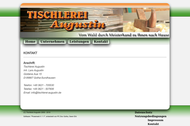 tischlerei-augustin.de/kontakt - Möbeltischler Gotha