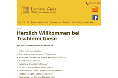 tischlerei-giese.com - Möbeltischler Kiel
