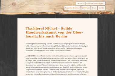 tischlerei-nickel.info - Tischler Berlin