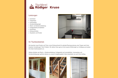 tischlerei-ruediger-kruse.de - Treppenbau Neumünster