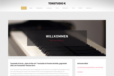 tonstudio-k.de - Tonstudio Frechen