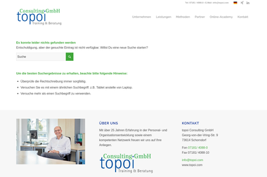 topoi.com/potenziale - Unternehmensberatung Schorndorf