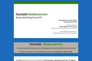 touristik-medienservice.de - Online Marketing Manager Wilhelmshaven