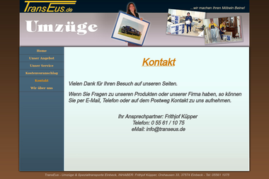 transeus.de/11.html - Umzugsunternehmen Einbeck