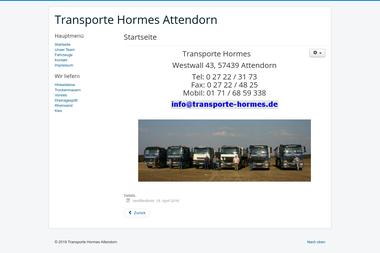 transporte-hormes.de - Kleintransporte Attendorn