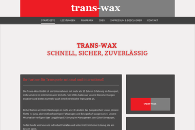 trans-wax.de - Kleintransporte Bielefeld