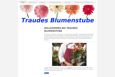 traudes-blumenstube.de - Blumengeschäft Mannheim