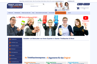 trinkflaschenexpress.de - Werbeagentur Northeim