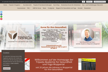 tripada-wuppertal.de - Yoga Studio Wuppertal