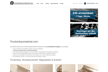 trockenbaumaterial.com - Baustoffe Delitzsch