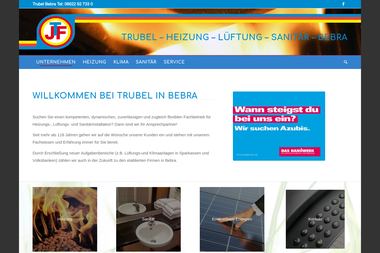 trubel-bebra.de - Wasserinstallateur Bebra