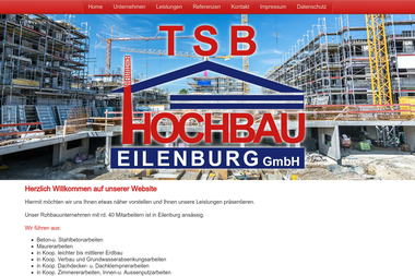 tsb-hochbau-eilenburg.de - Straßenbauunternehmen Eilenburg